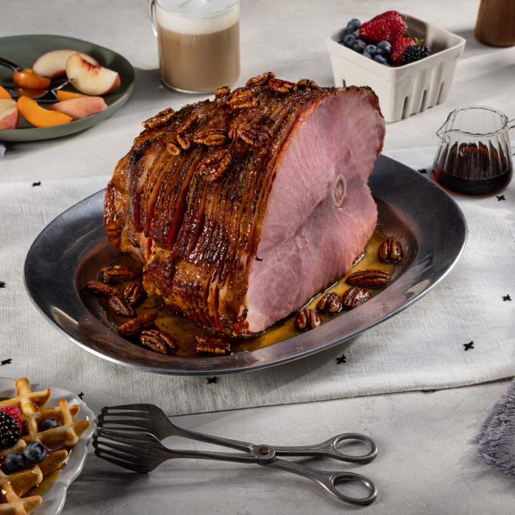 This family's tradition was to cut the ends off the ham because Grandma's pan was too short!